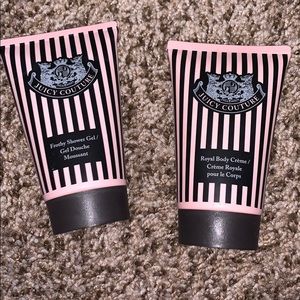 Juicy couture shower gel/ royal body creme duo.